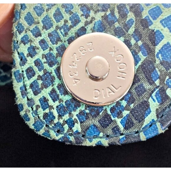 Crossbody Tote Faux Teal Snakeskin by I.N.C International Concepts Medium Size - Picture 15 of 15